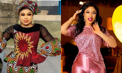 “I Clean Him With 2 Packets Of Cotton Wool Every 5 Hours”— Tonto Dikeh Exposes Bobrisky 