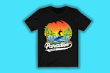 paradise moss t-shirt design