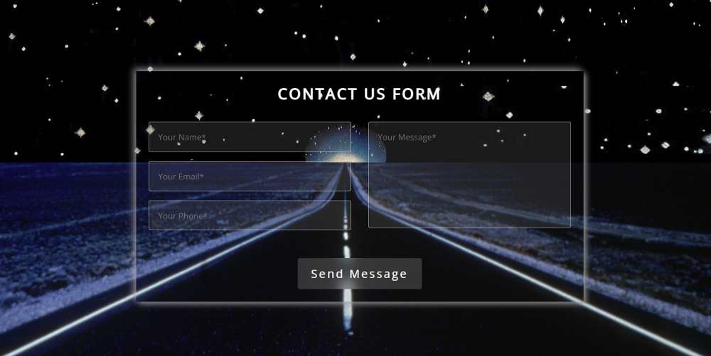 Design the Contact Form button