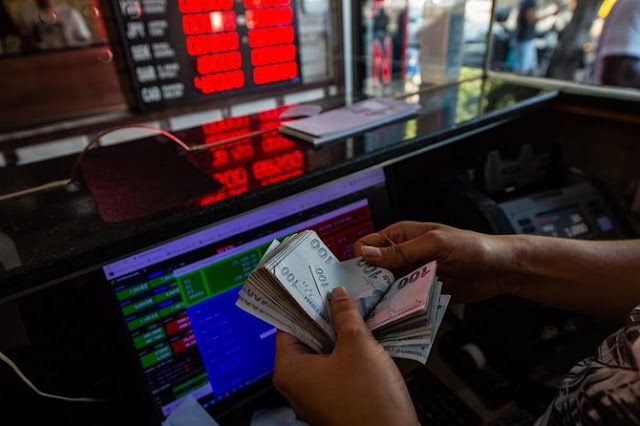 Turkish Lira suffers more low as it reaches a new record against foreign currencies on Monday