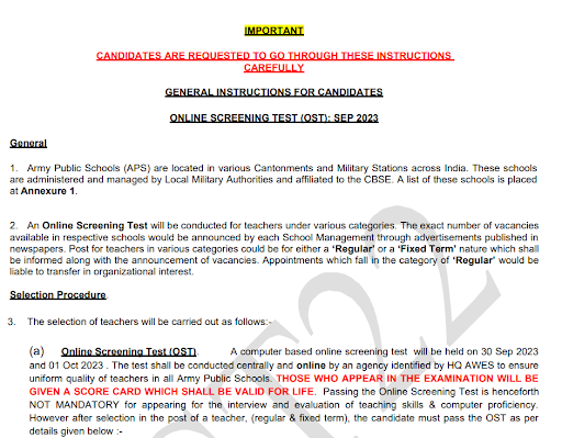 AWES Recruitment 2023 Apply for TGT, PGT, PRT Teacher Posts
