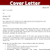 Template for a cover letter - sample word