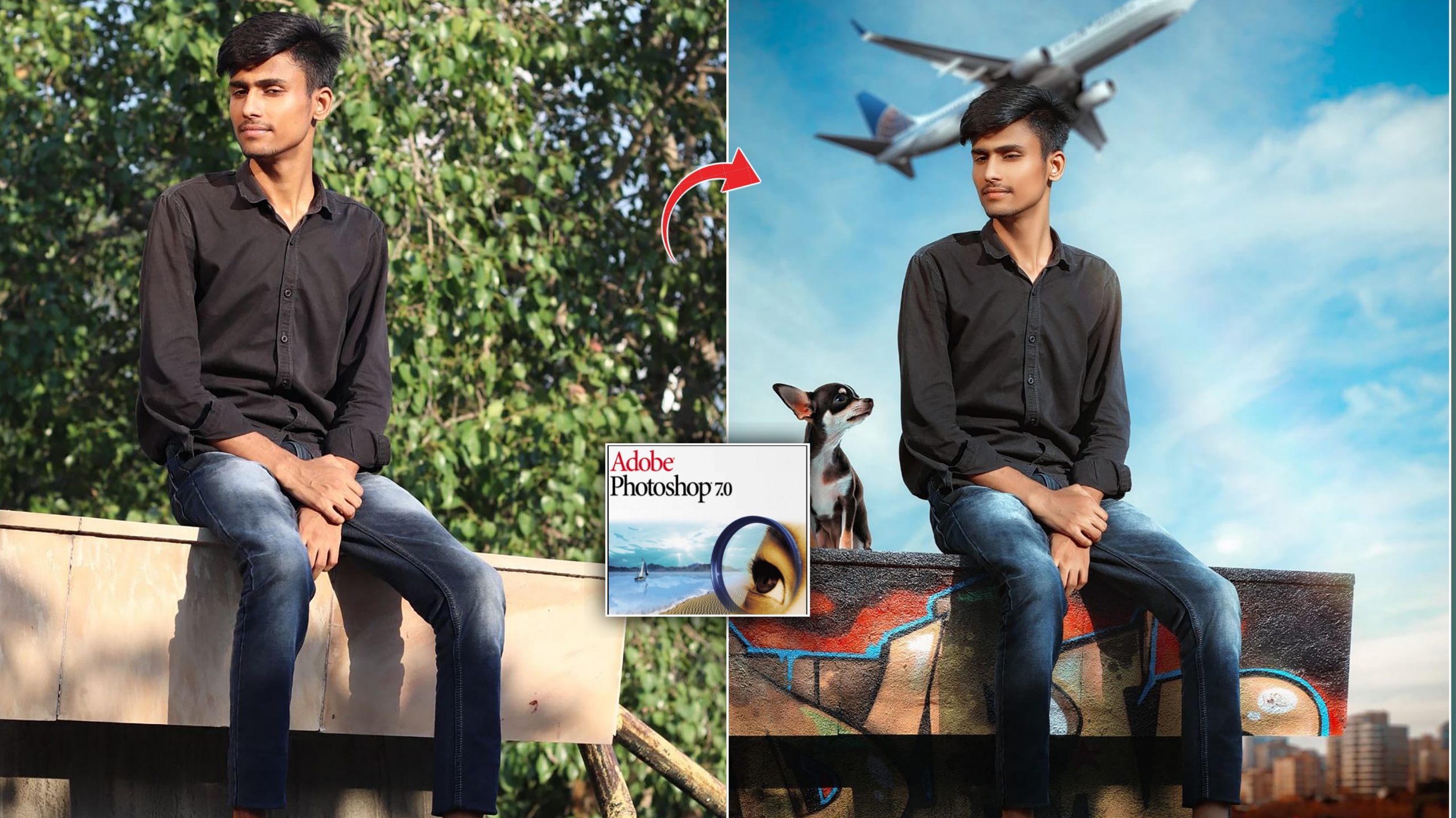 Photoshop  Background Change Photo Editing Hindi l Photoshop   Toutorial