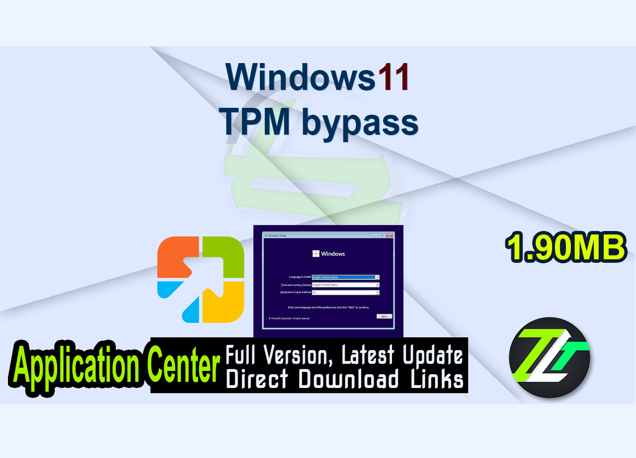 Windows11 TPM bypass