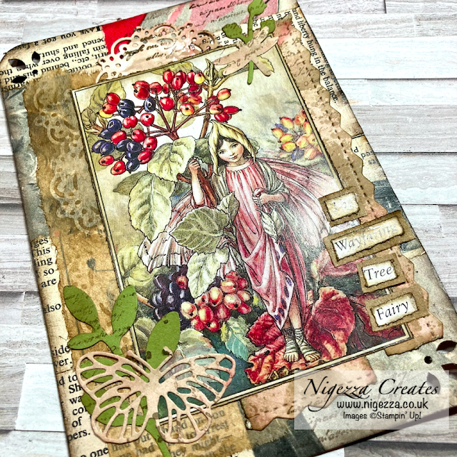 Junk Journal With Stampin' Up! Quick Easy Collaged Flower Fairy Tags