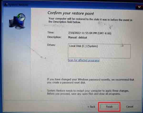 كيفية استعادة النظام في Windows 11