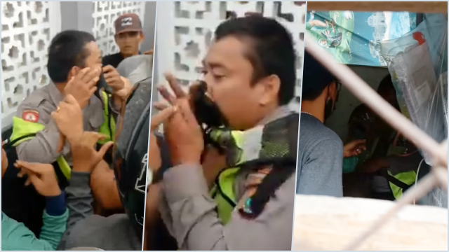 Viral Polisi Dihajar Massa Gegara Minta Uang Damai di Medan