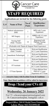 Job Opportunities in Cancer Care Hospital Lahore 2022/ Medical Jobs 2022