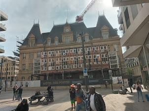 Post office of  Luxembourg being converted to Hotel Des Postes.