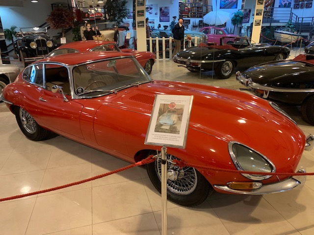 Red classic restored, in museum