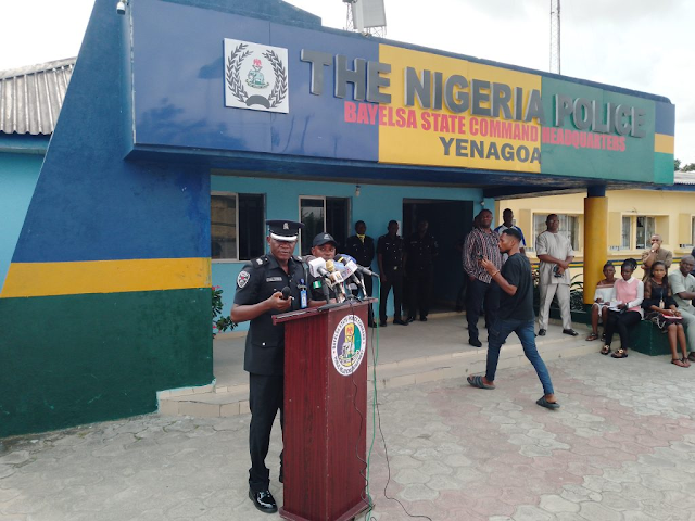 Police Parade Suspected Kidnappers, 4 Others For Pipeline Vandalism In Bayelsa