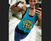 Shock conditioning: The huge and insanely peaked biceps of female bodybuilder Christy Resendes