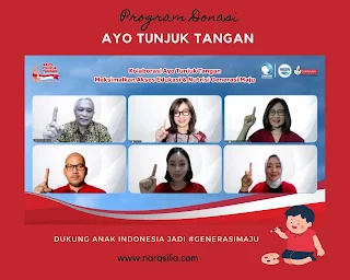 Bukti Sukses Kolaborasi Gerakan Ayo Tunjuk Tangan Akses Edukasi & Nutrisi