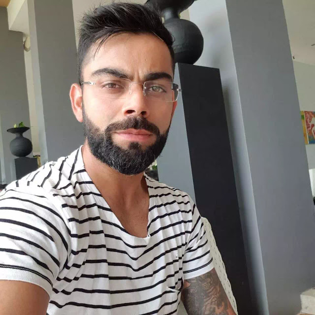 Virat Kohli Straight Hair