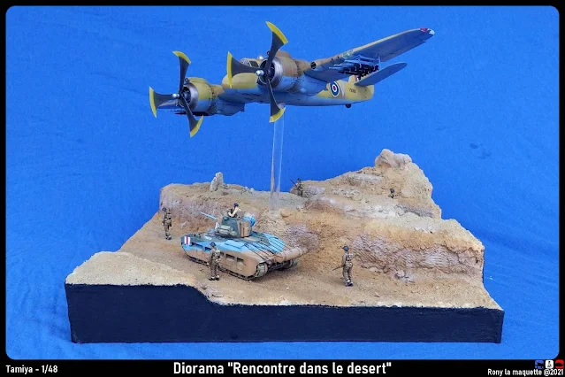 Diorama Beaufighter Mk.VI Tamiya 1/48.