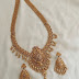 Imitation gold necklace