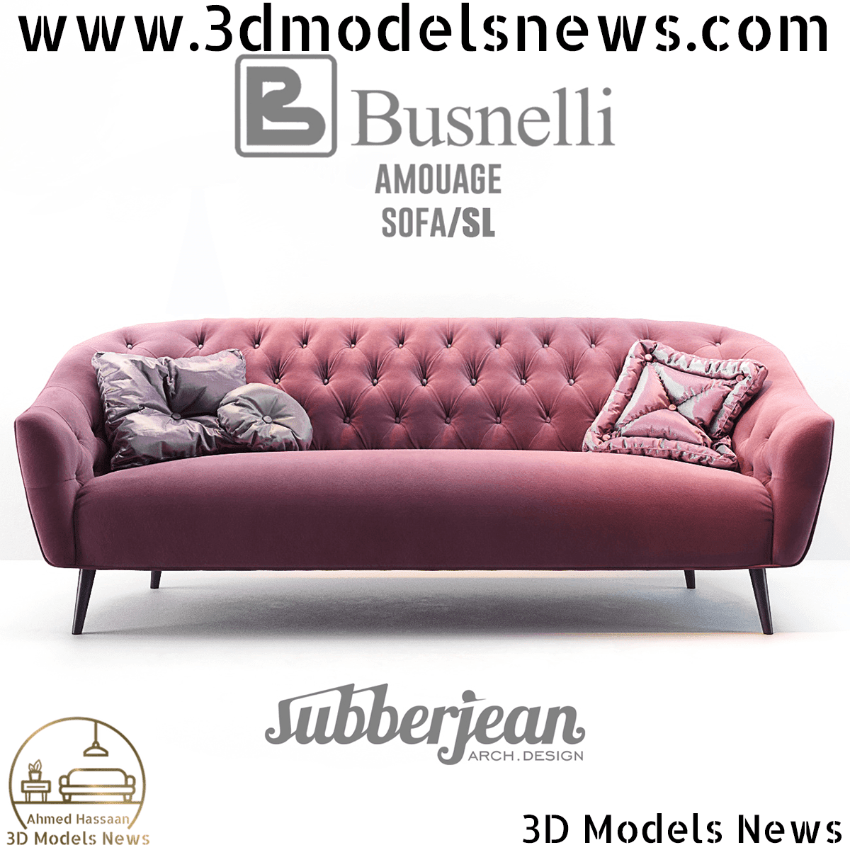 Busnelli Amouage SL sofa model