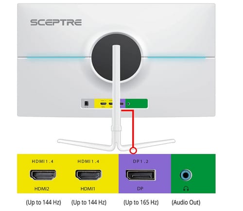 Sceptre E248B-FWN168W 165Hz Gaming Monitor