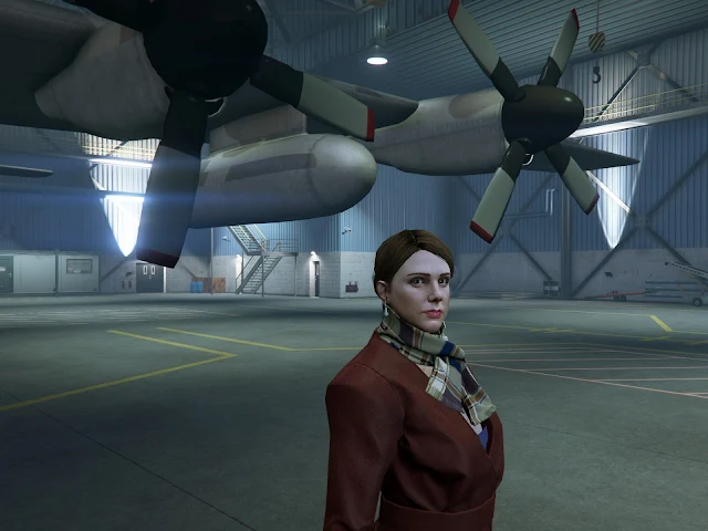 GTA 女角色航空服務員