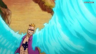 ワンピースアニメ 1008話 ワノ国編 | ONE PIECE 不死鳥マルコ Marco the Phoenix