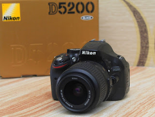 Kamera Bekas Nikon D5200 Fullset