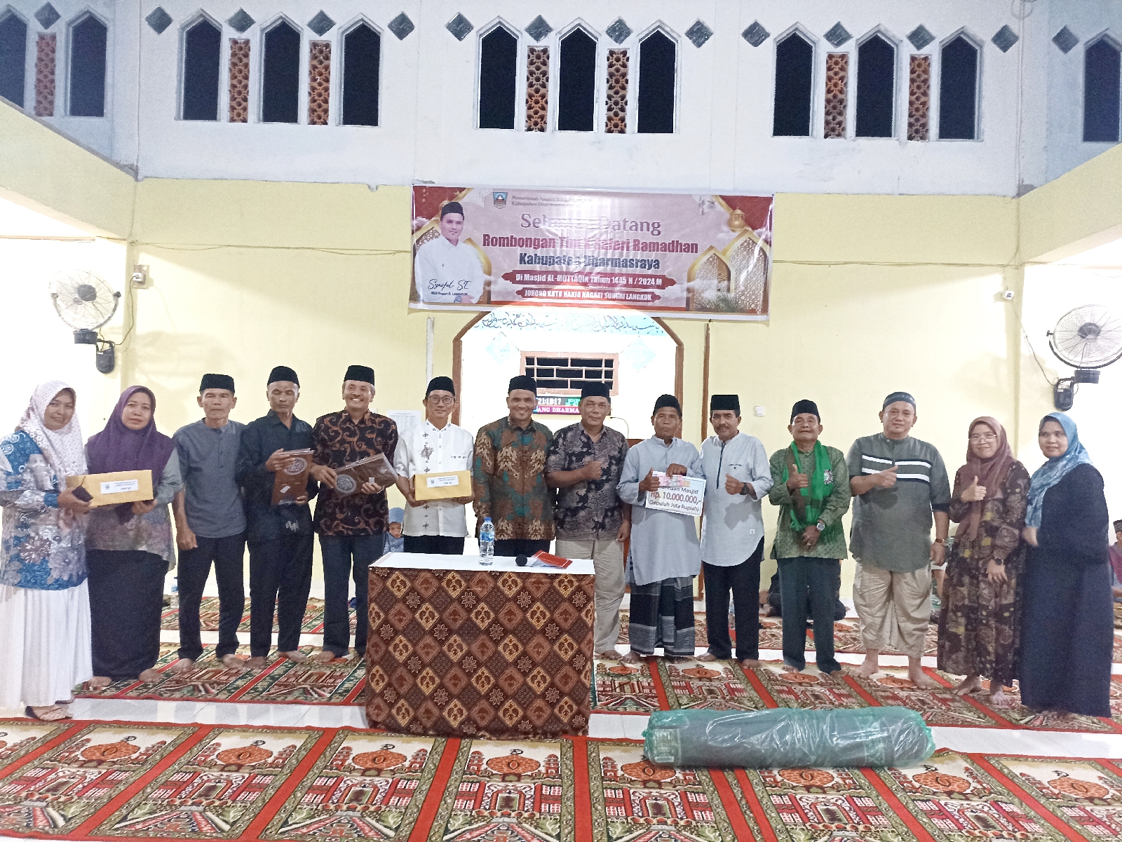 Tim X Safari Ramadhan Kabupaten Dharmasraya di Kunjungan ke Tiga Sambangi Nagari Sungai Langkok 
