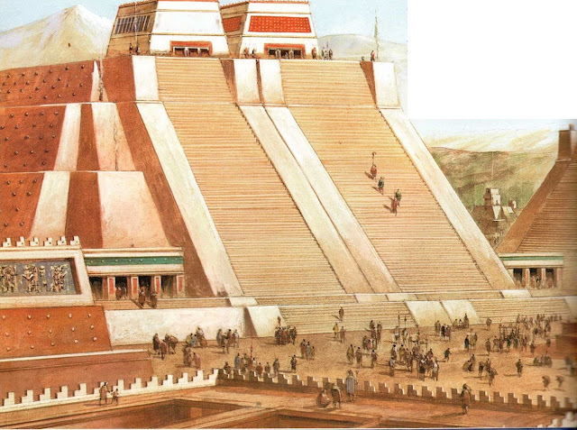 Реконструкция главного храма Теночтитлана в честь Уицилопочтли