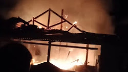 Hari Ke Tiga Idul Fitri Satu Rumah di Panaragan Jaya Utama Tubaba Ludes Terbakar