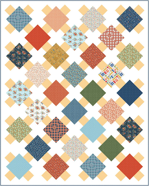 Prime Time quilt pattern by Andy Knowlton of A Bright Corner quilt blog