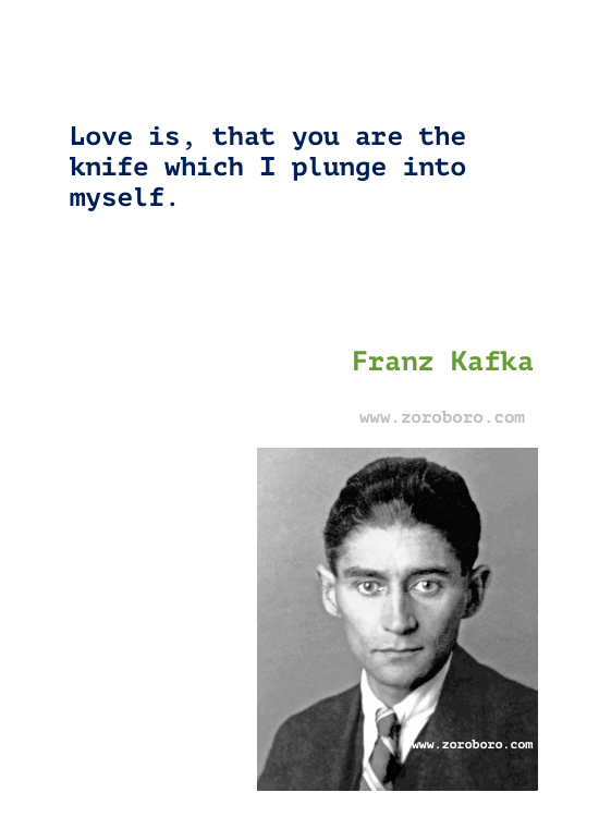 Franz Kafka Quotes, Franz Kafka Books Quotes. Metamorphosis Quotes, The Trial Quotes & Letters to milena Quotes, Franz Kafka Philosophy. Franz Kafka Short Stories/Wallpapers/Posters.