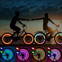 Waterproof LED Neon Bicycle Wheel Spoke Safety Warning Light