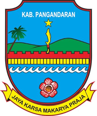 Logo / Lambang Kabupaten Pangandaran - Latar (Background) Putih & Transparent (PNG)