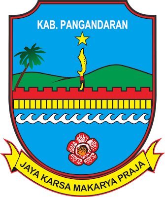Logo / Lambang Kabupaten Pangandaran - Latar (Background) Putih & Transparent (PNG)