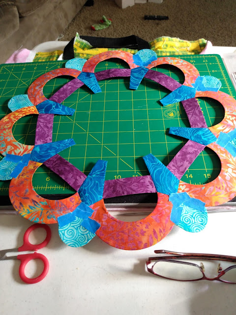 Websterquilt: Quilting my English Paper Piecing by Machine