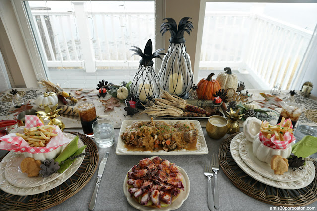 Cena de Acción de Gracias en New Hampshire