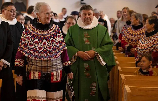 Queen Margrethe attended an episcopal ordination ceremony held for the Diocese of Greenland's new bishop, Paneeraq Siegstad Munk