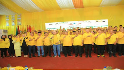 Pengukuhan Dan Pelantikan Pengurus DPD Partai Golkar Labura Oleh Ketua Partai Golkar Sumatera Utara.