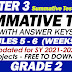 GRADE 2 QUARTER 3 SUMMATIVE TESTS No. 3  (Modules 5-6) With Answer Keys