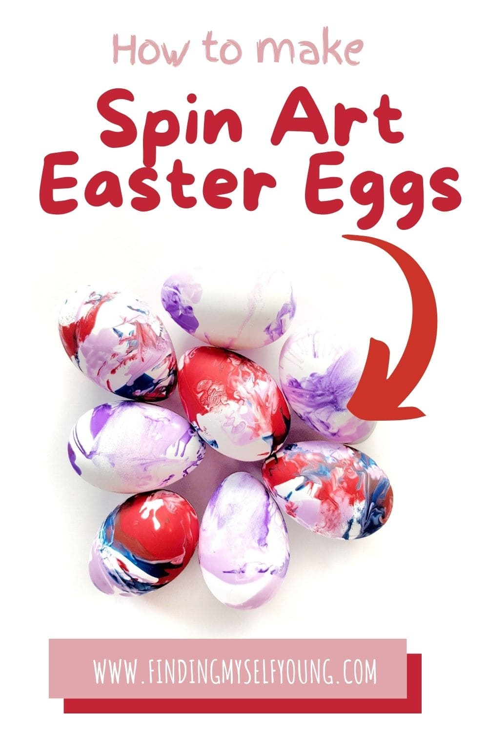 how to make spin art easter eggs