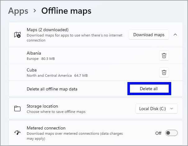 23-delete-all-maps-windows11-cleanup-space