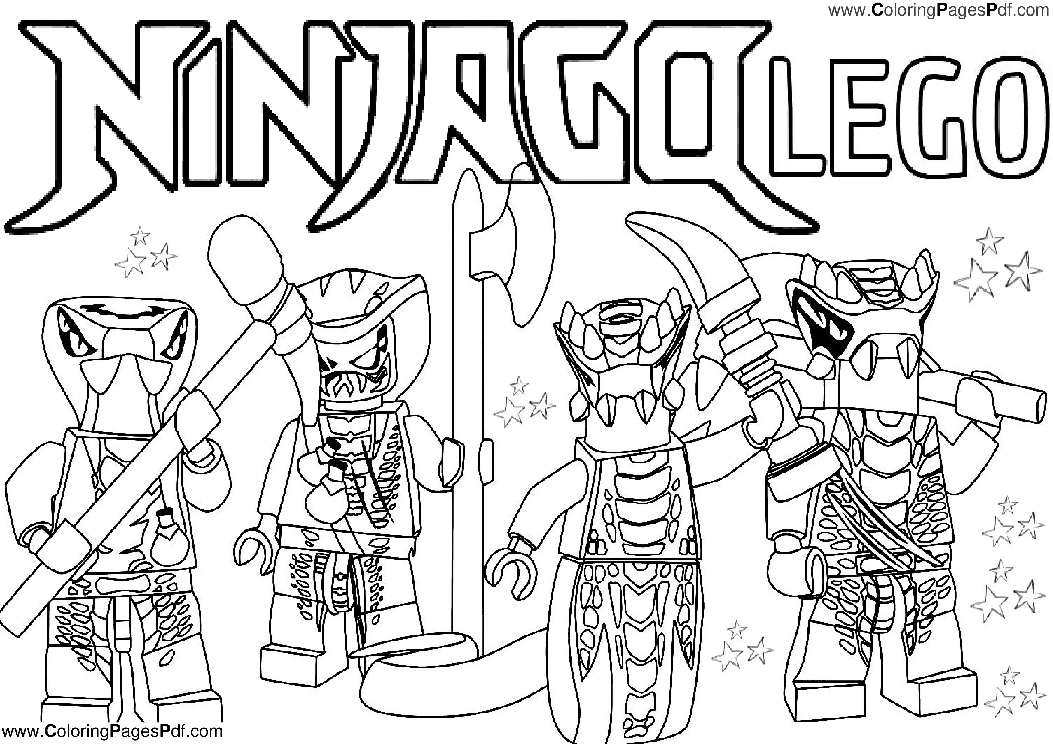 Ninjago coloring pages S13