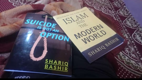 Shariq Bashir : An aspiring author of "Suicide Is Not An Option" is inspiring others