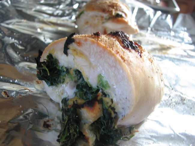 Spinach and Brie Chicken