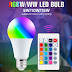 Renkli Rgb Kumandalı Led Ampul