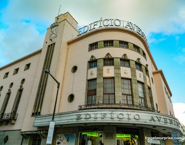 Edifício Avenida, art déco em Aveiro, Portugal