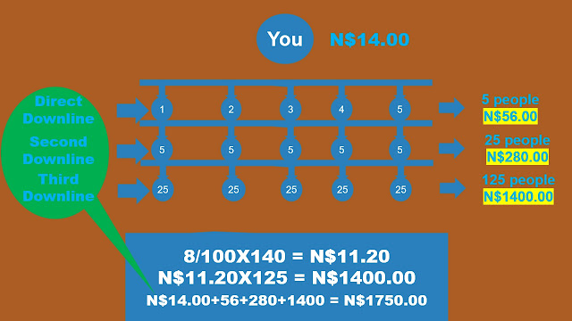 How to earn N$1750.00 in Dynapharm Namibia Fast Track Bonus - Karrel Hamutenya Updated World