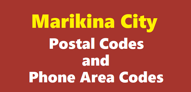 Marikina City ZIP Codes