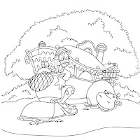 Donald Duck coloring page