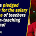 Legarda pledged to push for the salary increase of teachers and non-teaching personnel