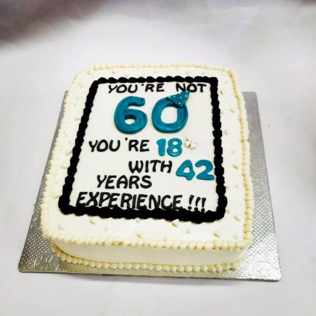 Birthday Cakes for 60 Year Olds